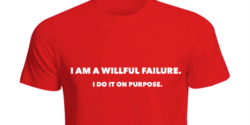 Alan Cosens Willful Failure T-Shirt