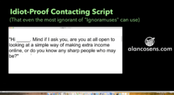 Idiot-Proof Contacting Scripts, Alan Cosens