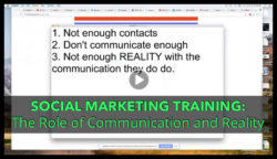 Social Marketing Training: Communication and Reality, Alan Cosens