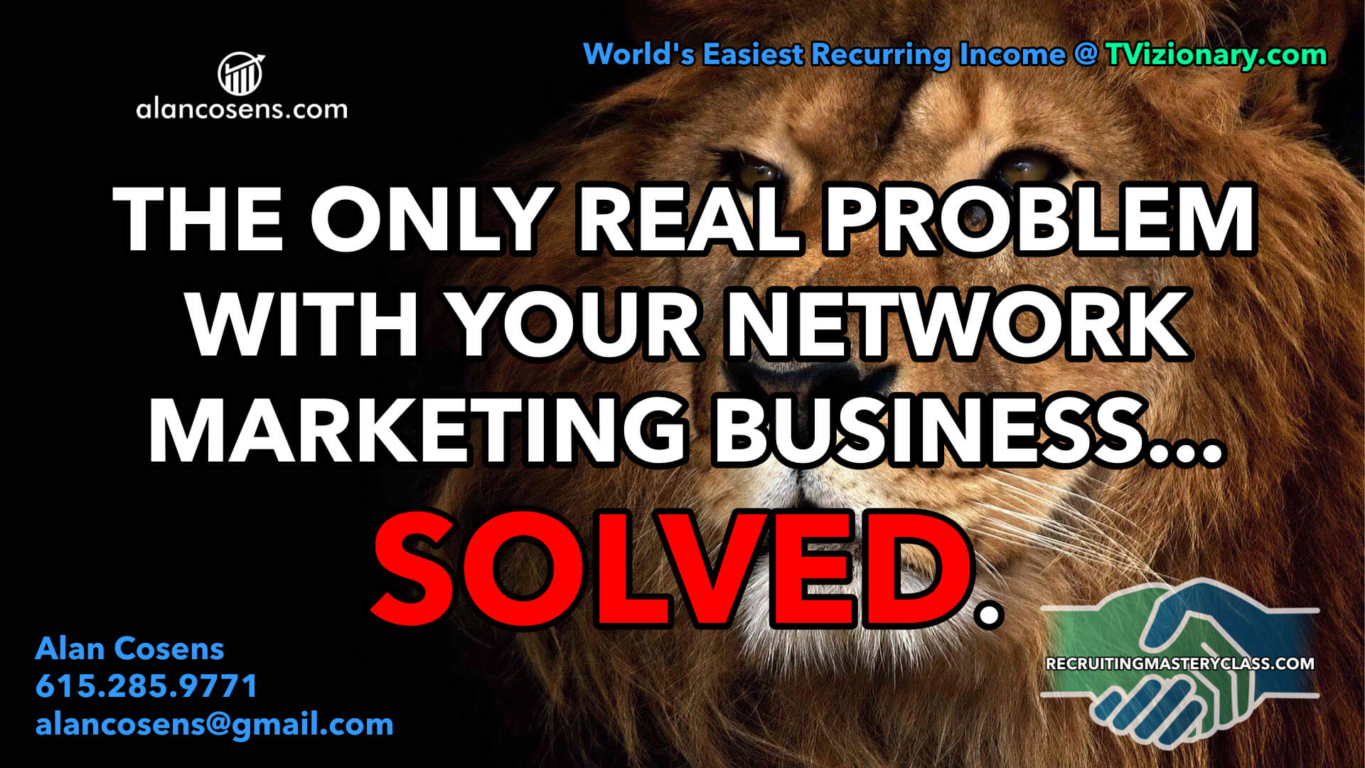 Biggest Problem In Network Marketing Solved