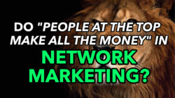 Do People At the Top Make All the Money In Network Marketing?