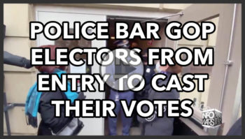 Police Bar GOP Electors From Entry To Cast Their Votes