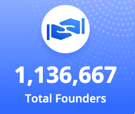 1,136,667 Total Founders Enrolled as of 09.08.21